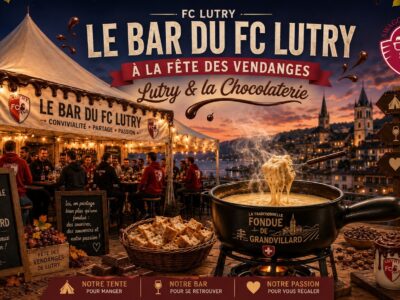 Le bar du FC Lutry à la Fête des Vendanges 2026